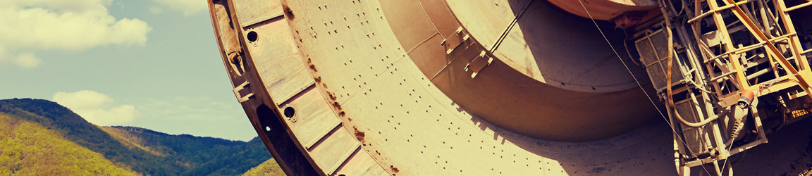 Heavy machinery at a worksite