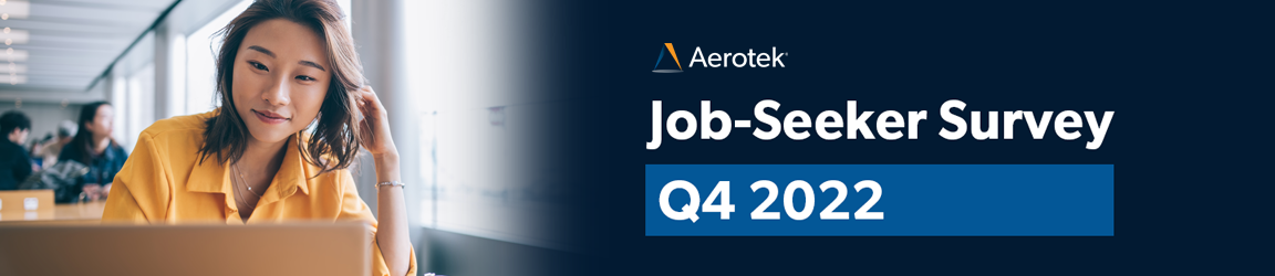 A header for the Aerotek Job Seeker Survey for Q4 2022
