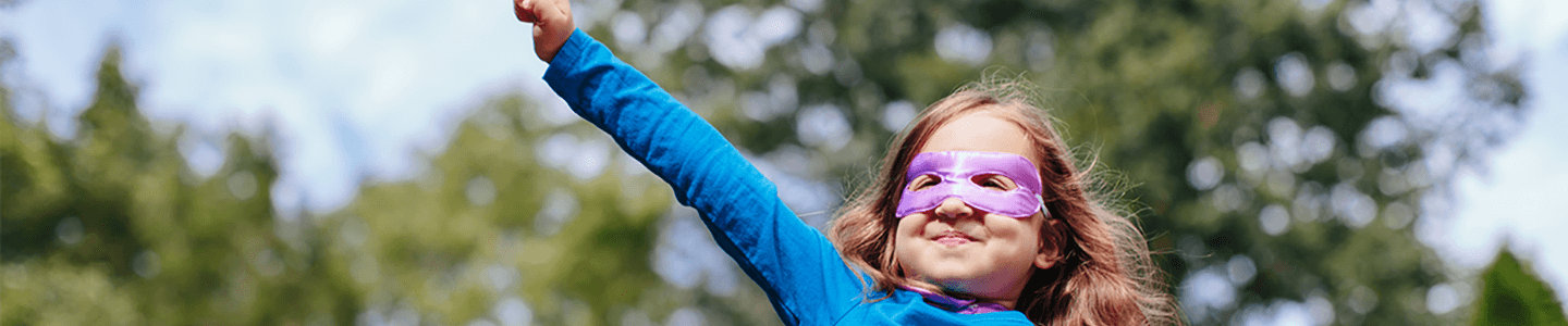 Child Superhero Pose